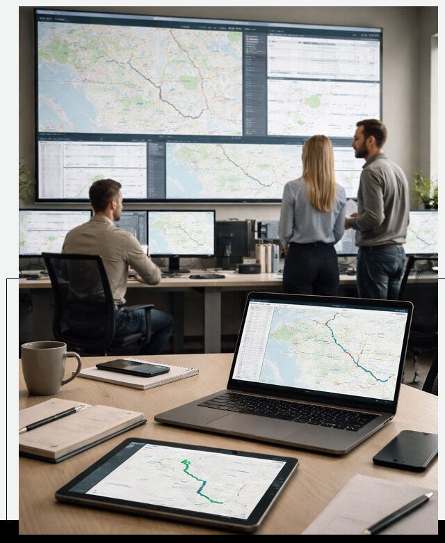 Трекинг грузов и Fleet Management, мониторинг автопарка в Железнодорожном