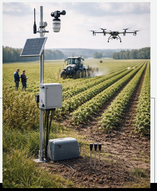 Разработка IoT мониторинга полей в Железнодорожном от 8716 р. | АвикейЖлз